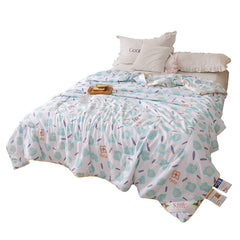 Air Conditioning Quilt With Lorca Cotton Print Summer Quilt Is Machine Washable