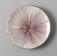 Creative Japanese Ceramic Dishes Dishes Dishes Large Flat Rice Dishes
