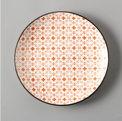 Creative Japanese Ceramic Dishes Dishes Dishes Large Flat Rice Dishes