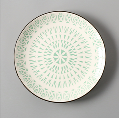 Creative Japanese Ceramic Dishes Dishes Dishes Large Flat Rice Dishes