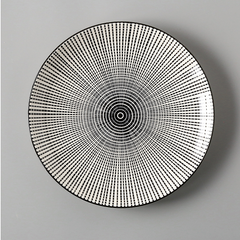 Creative Japanese Ceramic Dishes Dishes Dishes Large Flat Rice Dishes