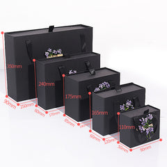 Ins Carton Spot Gift Box Knot Wedding Box With Hand Gift Portable Drawer Gift Box