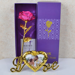 Golden Rose Valentine's Day Gift