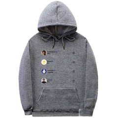 A man in a hooded sweater