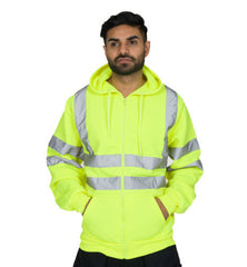 A sweatshirt with a fleece jacket