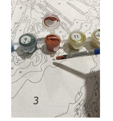 DIY Digital Oil Painting Hand Painted Landscape Oil Painter