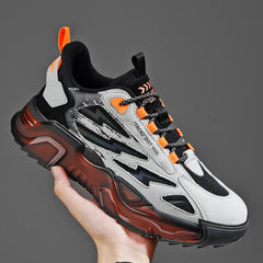 Breathable Popcorn Low-top Sports Dad Shoes Men