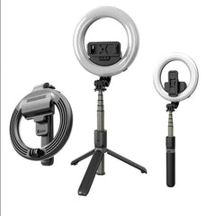 Compatible with Apple, Bluetooth Fill Light Bracket Mobile Phone Head Tripod
