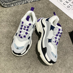 Versatile heavy soled dad shoes