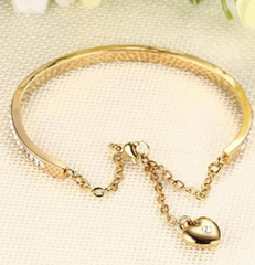 a heart bracelet