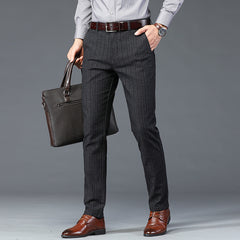 Business Dad Men's Straight Long Pants Stretch England