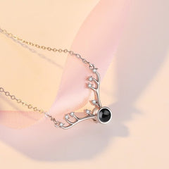 100 Languages I Love Your Confessions A Deer Has Memories Clavicle Pendant Gift