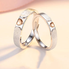 Couple Gift Ring A Heart-to-heart Love