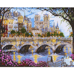 DIY Digital Oil Painting Hand Painted Landscape Oil Painter