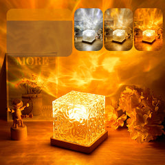 Household Fashionable Bedside Flame Atmosphere Lamp