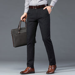 Business Dad Men's Straight Long Pants Stretch England