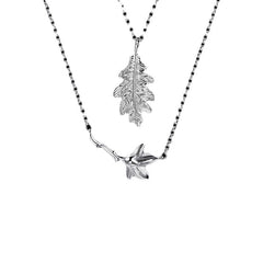 Creative Oak And Kapok Lover Necklace Retro