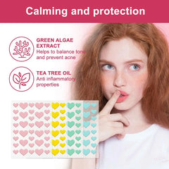144 PCS Acne Pimple Patches - Invisible, Colorful Skin Care Stickers for Blemish Concealing