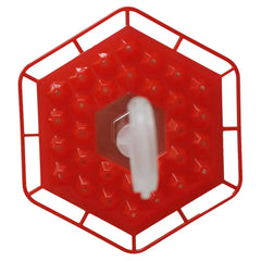 Pet Bird Feeder Outdoor Hanging Hexagon Wild Birds Feeder Food Dispenser Leak-Proof Hummingbird Feeder For Hummer Birds Bees