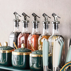 Essential Kitchen Accessories: 1-10 Oil Bottle Stoppers for Leak-Proof Dispensing