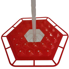 Pet Bird Feeder Outdoor Hanging Hexagon Wild Birds Feeder Food Dispenser Leak-Proof Hummingbird Feeder For Hummer Birds Bees