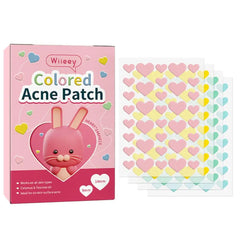 144 PCS Acne Pimple Patches - Invisible, Colorful Skin Care Stickers for Blemish Concealing