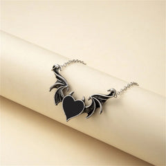 Gothic Bat Necklace for Women Party Halloween