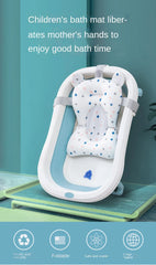 The Ultimate Portable Baby Bathtub Pad - Adjustable, Supportive, and Foldable for Newborns