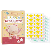 144 PCS Acne Pimple Patches - Invisible, Colorful Skin Care Stickers for Blemish Concealing