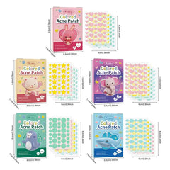 144 PCS Acne Pimple Patches - Invisible, Colorful Skin Care Stickers for Blemish Concealing