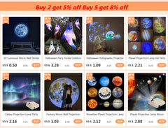 Halloween Wall Projector with Light Party