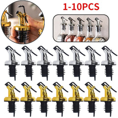 Essential Kitchen Accessories: 1-10 Oil Bottle Stoppers for Leak-Proof Dispensing