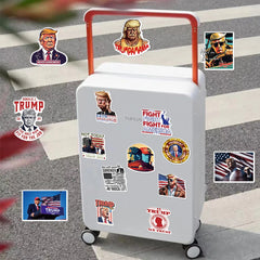 50 pcs trump room decor wall art stickers
