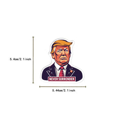 50 pcs trump room decor wall art stickers