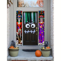 Halloween Porch Banners with Wall Door Banner