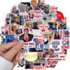 50 pcs trump room decor wall art stickers