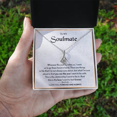 To My Soulmate | I Love You, Forever & Always - Alluring Beauty necklace