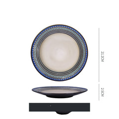 Dish Dishes Western-style Household Dishes Fruit Dishes Flat Dishes Nordic Tableware