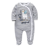 Autumn And Winter Long-sleeved Gentleman's One-piece Baby Boy Romper