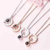 100 Languages I Love You Memory Necklace Projection Birthday Gift Necklace