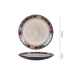 Dish Dishes Western-style Household Dishes Fruit Dishes Flat Dishes Nordic Tableware