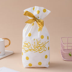 Drawstring Bag Food Bag Gift Bag Ribbon Packaging Bag 50 Pcs A Pack