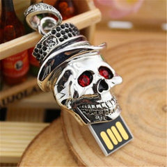 Metal USB Flash Drive Gift Bead Chain Can Be Used As A Necklace