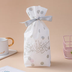 Drawstring Bag Food Bag Gift Bag Ribbon Packaging Bag 50 Pcs A Pack