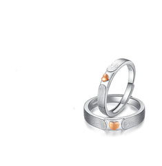 Couple Gift Ring A Heart-to-heart Love