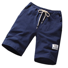 Teenage Men's Casual Five-point Pants