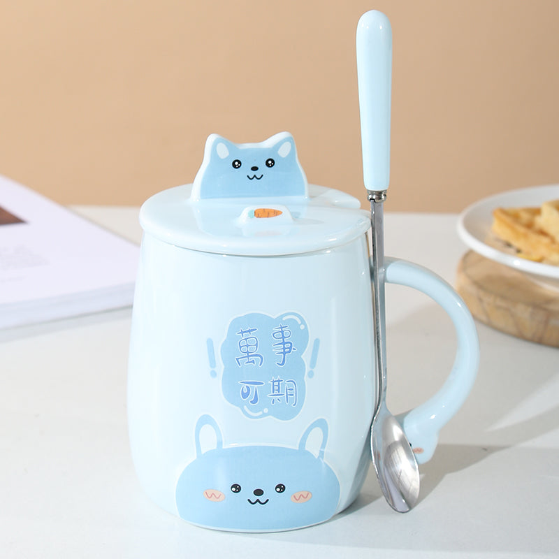 Simple Cute Mug Office Female Mug Couple Ceramic Mug
