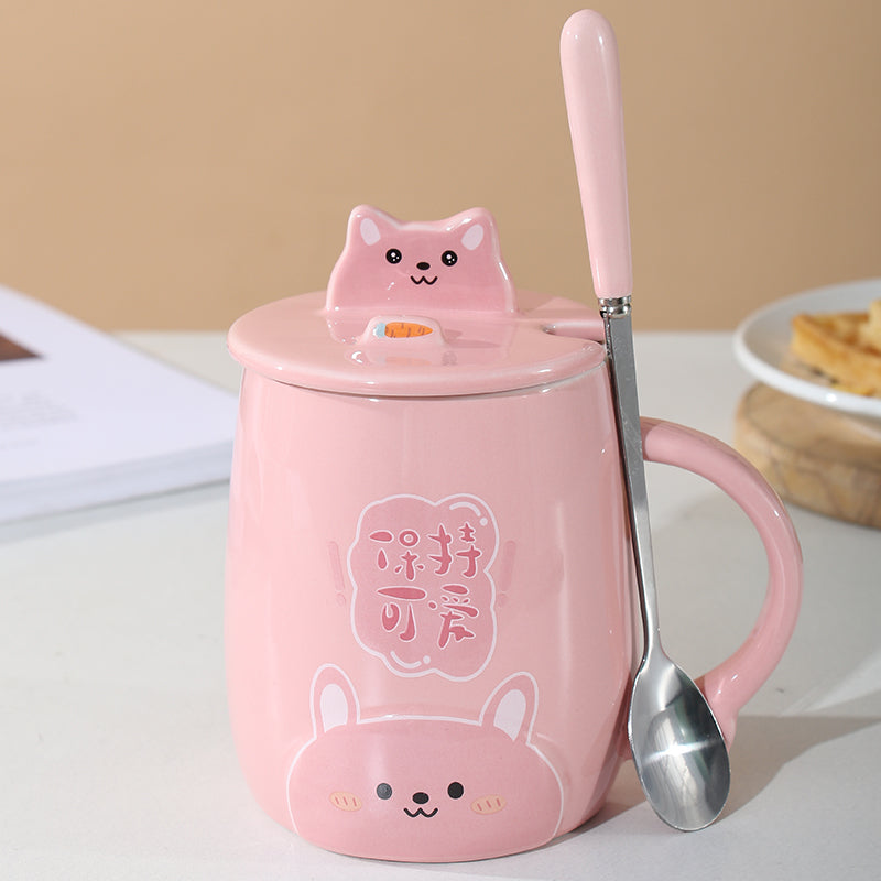 Simple Cute Mug Office Female Mug Couple Ceramic Mug