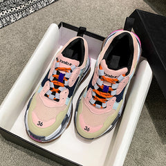 Versatile heavy soled dad shoes