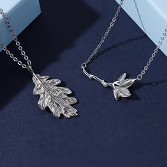 Creative Oak And Kapok Lover Necklace Retro